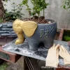 Chậu xi măng con voi