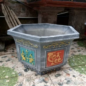Chậu lục giác không đế