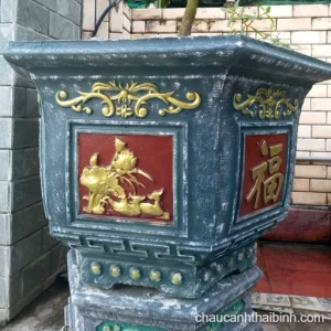 Chậu lục giác không đế