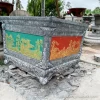 Chậu xi măng tứ giác hình trụ