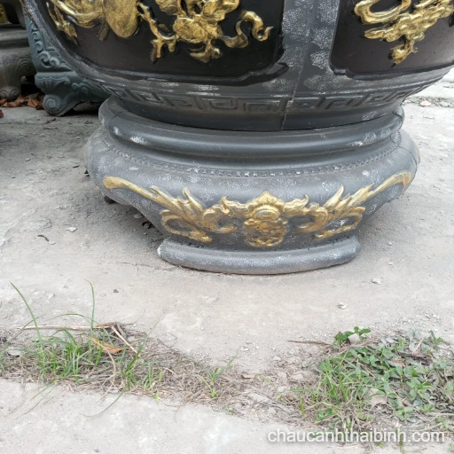 Đế chậu tròn xoay