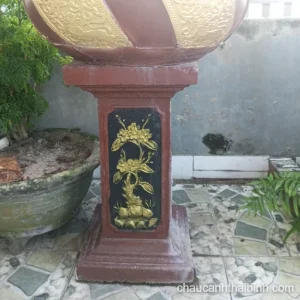 Đôn chậu xi măng vuông
